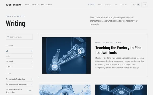 jking.ai website screenshot